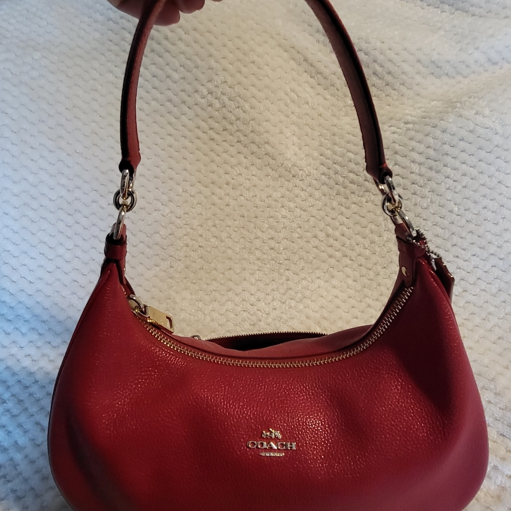 Coach red bag